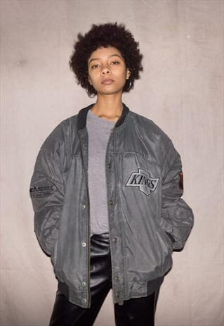90S LA KINGS NHL OFFICIAL BOMBER UNISEX JACKET