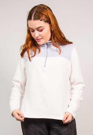 VINTAGE 90'S FLEECE QUARTER ZIP JUMPER
