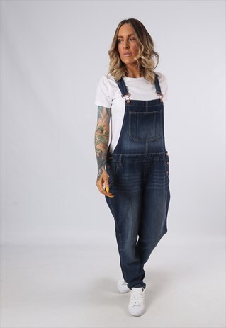 DENIM DUNGAREES VINTAGE SLIM FIT UK 18 (3DL)