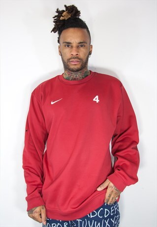 NIKE EMBROIDED POLY SWEATSHIRT
