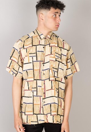 VINTAGE PATTERN SHIRT PTS110