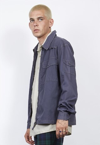 VINTAGE 90'S ARMANI NAVY WORKMAN JACKET