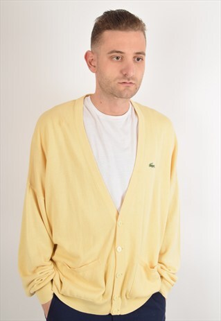 VINTAGE LACOSTE CARDIGAN MADE IN FRANCE (1697)