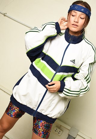 90S ADIDAS ATHLEISURE OVERSIZED BOMBER JACKET