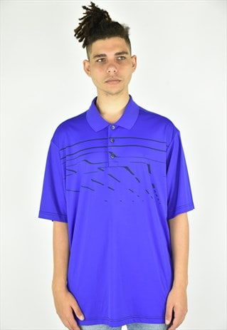 adidas blue polo shirt