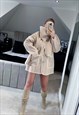 Azelle collection beige embroidered jacket & scarf jacket