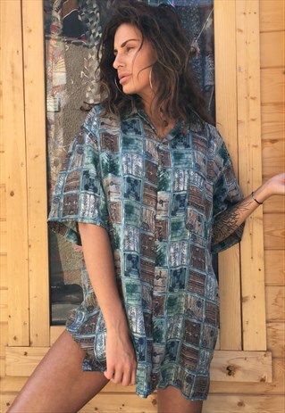 OVERSIZED RETRO 90S 80S VINTAGE UNISEX FESTIVAL SHIRT