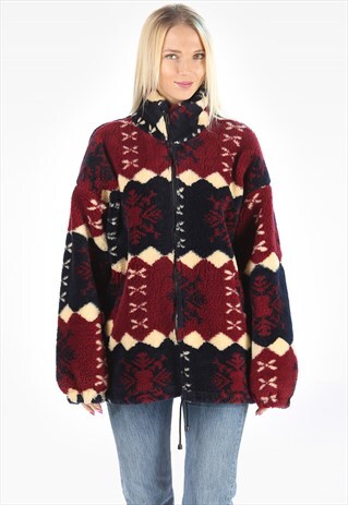 FLEECE COAT MEN'S CHUNKY FUZZY