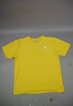 Vintage Adidas Logo T-Shirt in Yellow