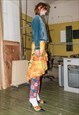 VINTAGE Y2K SLIM FIT STONEWASH SOFT DENIM JACKET IN BLUE