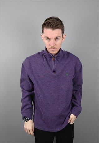 VINTAGE POLO RALPH LAUREN QUARTER ZIP SWEATSHIRT SWEATER