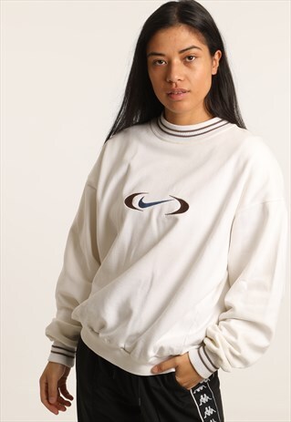 VINTAGE NIKE EMBROIDERED LOGO SWEATSHIRT