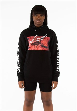 LOUD RED SCORPION HOODIE