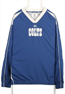 Vintage 90's NFL Varsity Jacket NFL Colts V Neck Blue