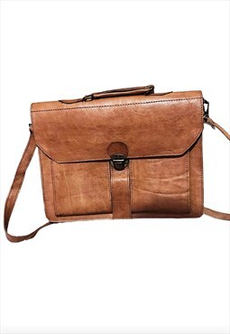 Leather satchel