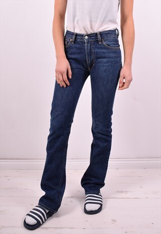 DIESEL WOMENS VINTAGE JEANS W26 L32 BLUE 90'S
