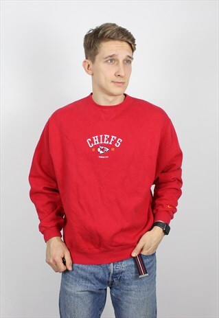 VINTAGE MENS NIKE SWEATSHIRTS CHIEFS