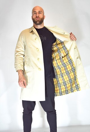 BURBERRY TRENCH BEIGE CASUAL STYLE