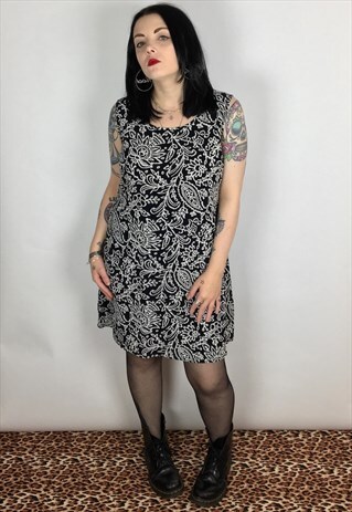 GRUNGE STYLE VINTAGE FLORAL BHS DRESS