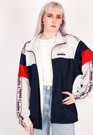 VINTAGE DIADORA TRACK JACKET NJ843