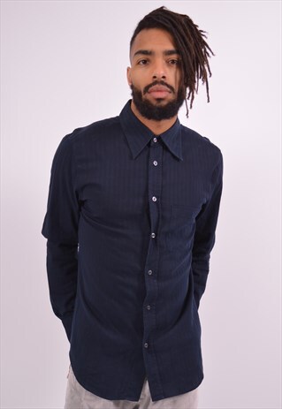 VINTAGE ICEBERG SHIRT NAVY BLUE