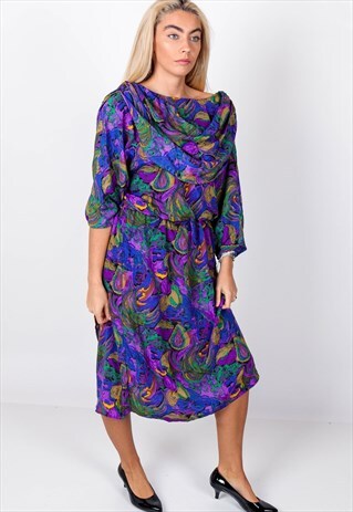 VINTAGE PATTERNED DRESS ACD18