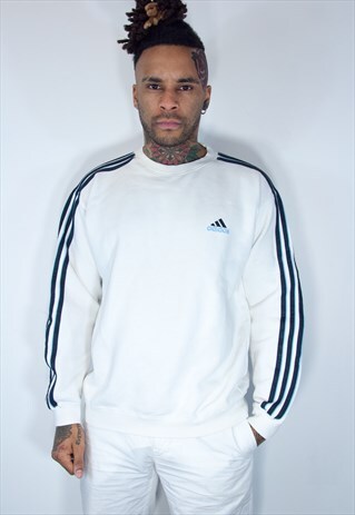 ADIDAS EMBROIDED VINTAGE SWEATSHIRT