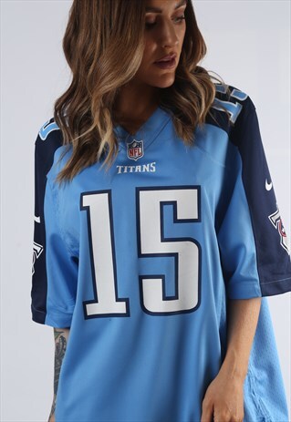 VINTAGE NFL T-SHIRT FOOTBALL OVERSIZED JERSEY TOP LARGE HDAV