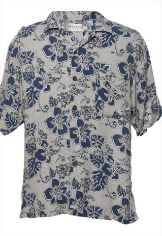 Vintage Floral Hawaiian Shirt - L