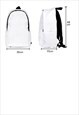 THERMAL PRINT BACKPACK RAVER BAG MALE BODY RUCKSACK IN BLUE