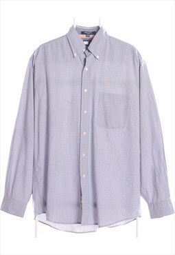 Tommy Hilfiger 90's Button Down Shirt Large Blue