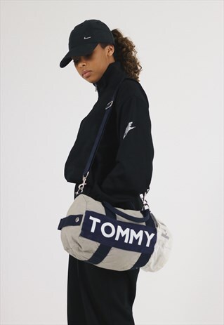 RARE VINTAGE TOMMY HILFIGER DUFFLE MINI WEEKEND BAG