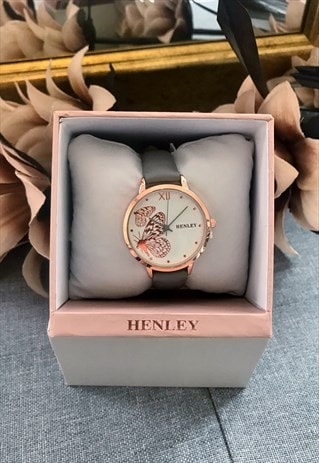 HENLEY GREY BUTTERFLY WATCH
