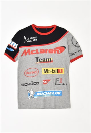 VINTAGE MERCEDES-BENZ T-SHIRT TOP GREY