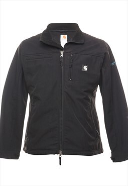 Vintage Carhartt Black Zip-Front Nylon Jacket - M