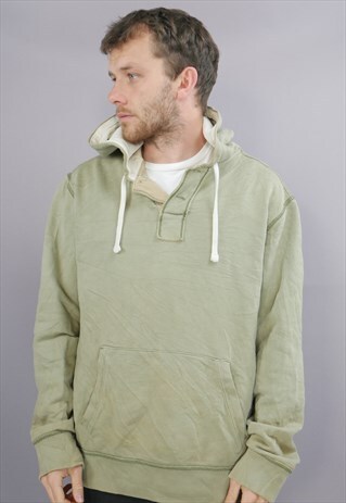 VINTAGE RALPH LAUREN HOODIE IN KHAKI GREEN