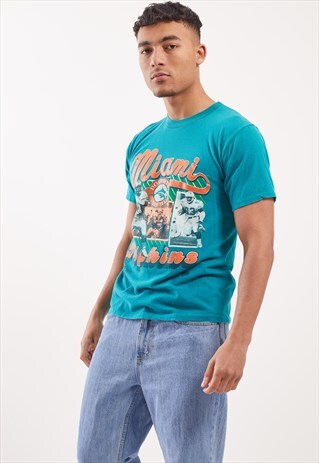 VINTAGE MIAMI DOLPHINS GRAPHIC PRINT T-SHIRT