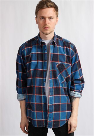 VINTAGE SKATER FLANNEL SHIRT
