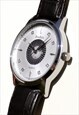 CLASSIC SILVER AND BLACK WATCH