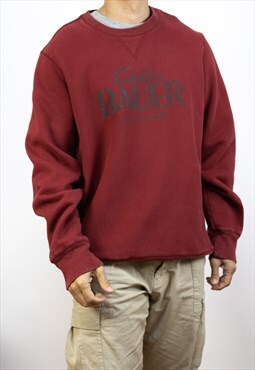 Vintage  Sweatshirt Eddie bauer in Red XXL