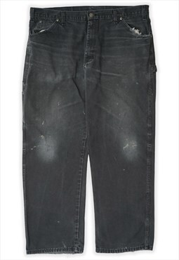 Vintage Dickies Carpenter Black Workwear Trousers Womens