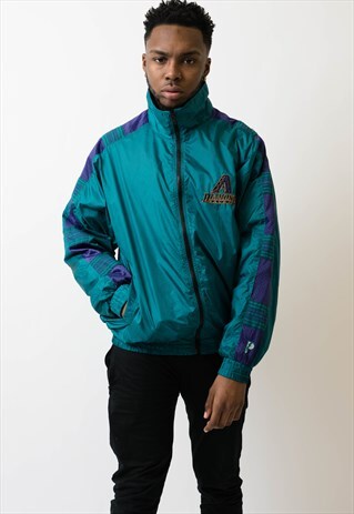 VINTAGE PRO PLAYER DIAMOND BACKS WINDBREAKER JACKET