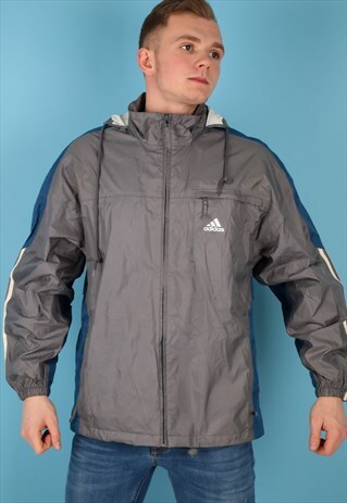 VINTAGE ADIDAS WINDBREAKER JACKET IN MULTI NJ532
