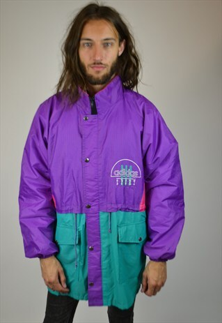 VINTAGE 90'S ADIDAS SPORT WATERPROOF COAT