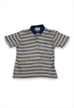 Missoni Sport vintage 90s striped polo shirt