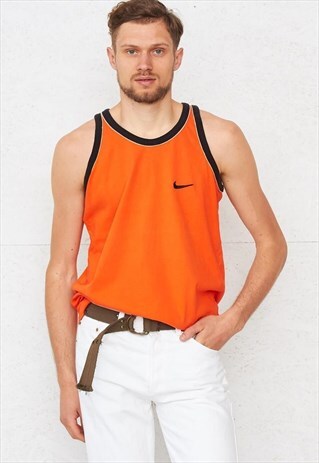 VINTAGE ORANGE NIKE TANK TOP