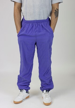 VINTAGE 90'S DIADORA SOFT PURPLE TRACKSUIT BOTTOMS