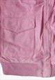 VINTAGE 90S G-III PINK LEATHER PILOT JACKET
