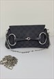 Gucci Horsebit Vintage Black Shoulder Bag