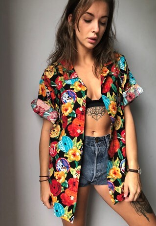 OVERSIZED RETRO 90S 80S VINTAGE UNISEX FESTIVAL SHIRT